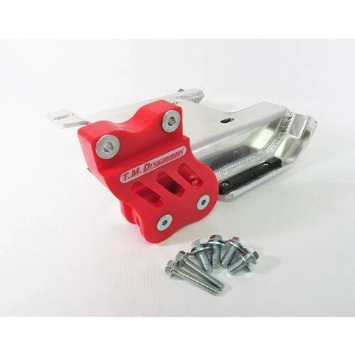 Swingarm Skid Plate for Honda TRX 450R (2004–2016) - 6mm Alloy Black