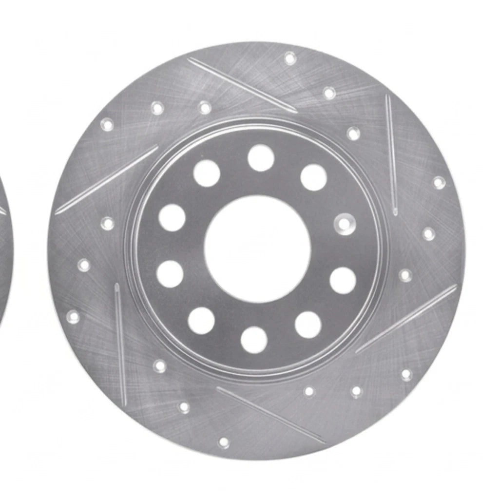 Rotor Set for Seat Ateca (2017–2018) ALX-PAU-DF-7612-74040-CLA2, Drilled & Slotted