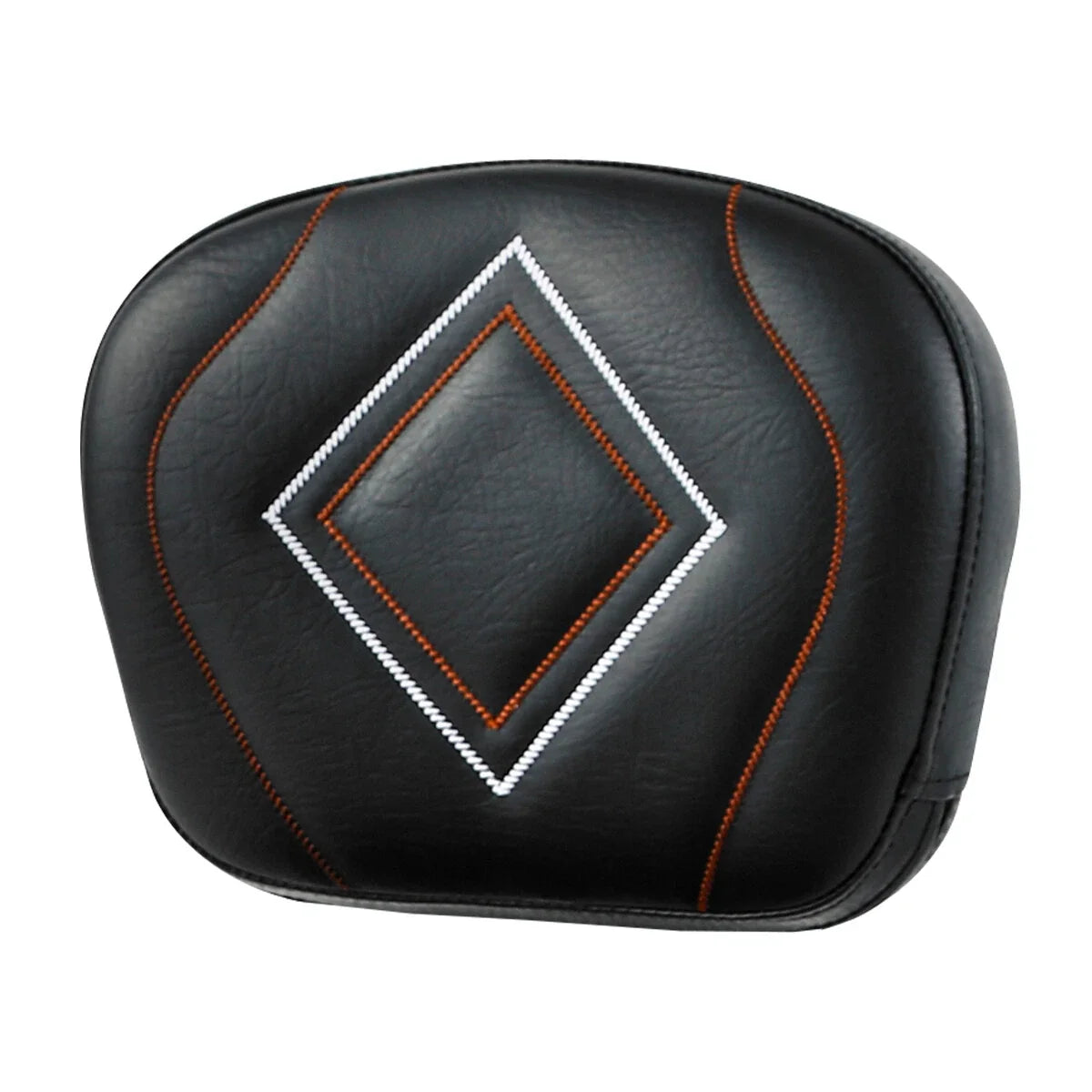 Rear Passenger Backrest Pad for Harley Touring Street Glide (1994–2023) Black