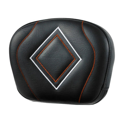 Rear Passenger Backrest Pad for Harley Touring Street Glide (1994–2023) Black