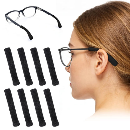 8 Pcs Cotton Glasses Ear Cushions for Glasses (Universal Fit)