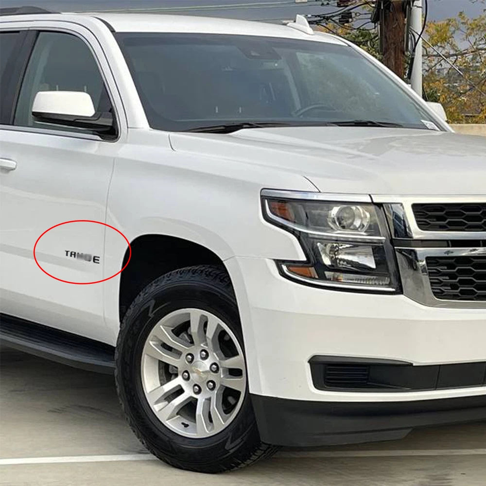Gloss Black Tailgate Emblem Badges for Tahoe LTZ (2007–2020)