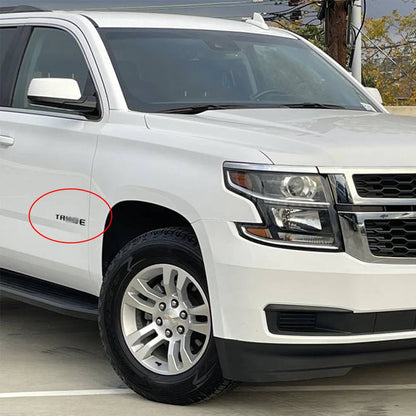 Gloss Black Tailgate Emblem Badges for Tahoe LTZ (2007–2020)