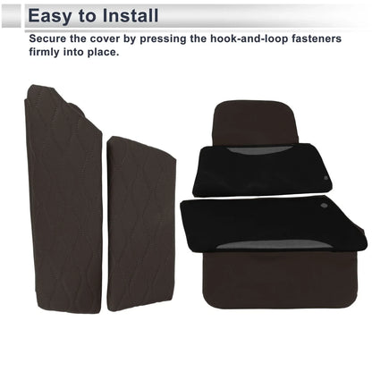 Center Console Cover with Storage Bag for BMW 5 Series (2011–2017) Dark Brown