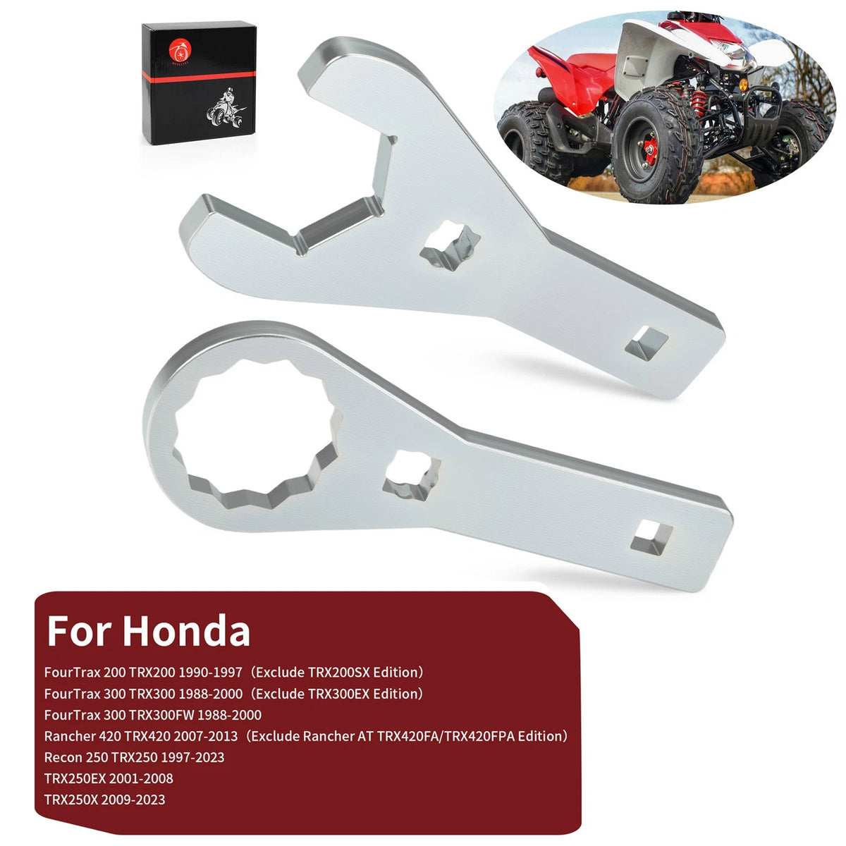41mm Rear Axle Nut Wrench Tool for Honda FourTrax Rancher TRX250X (200–300)