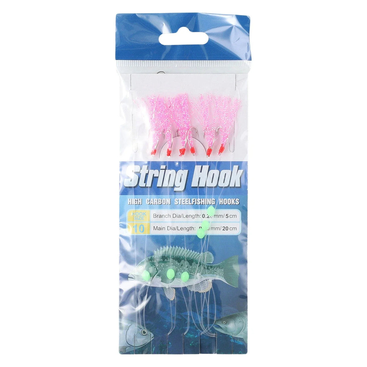 6X Luminous Fishing Hooks for (Fishing Tackle)