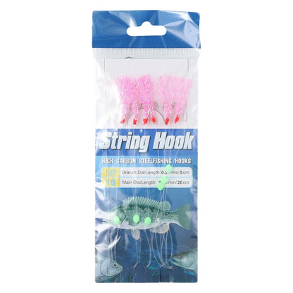 6X Luminous Fishing Hooks for (Fishing Tackle)