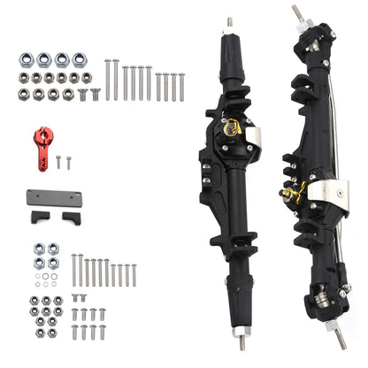 Black Front Rear Axle for Axial Wraith 1/10 RR10 (No Part Numbers)