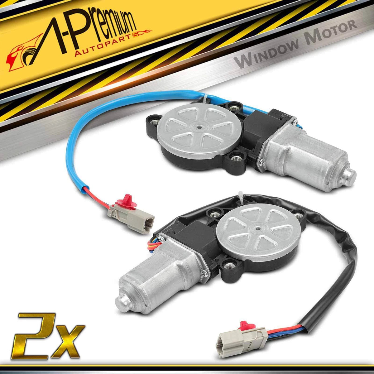 2X Front Window Motor for Honda CR-V (1997–2001) Acura Integra 72255-S30-A02, 72255-SR3-A02