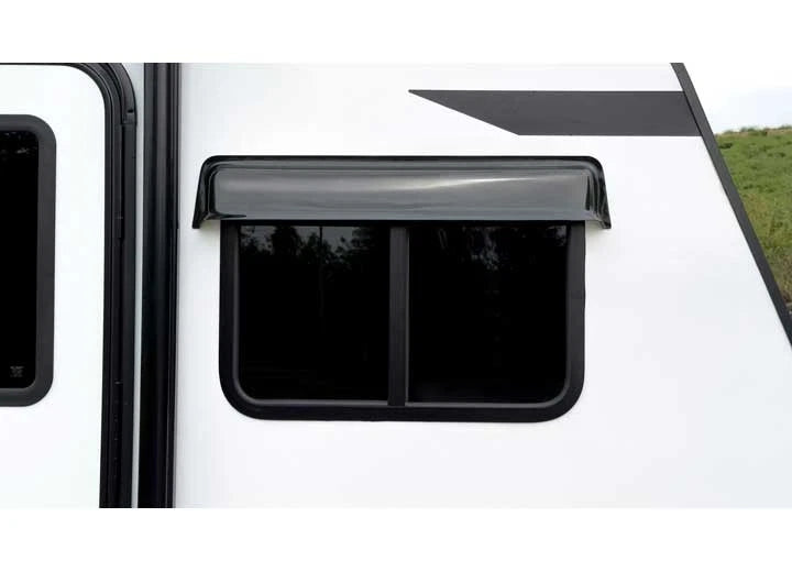 1 Piece RV Window Rain Blade for GT Styling RV1024 (Fits 24" Wide Window) Smoke