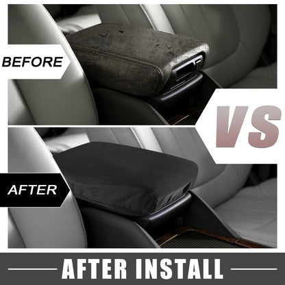 Center Console Armrest Cover for Nissan Altima (2007–2012) Black