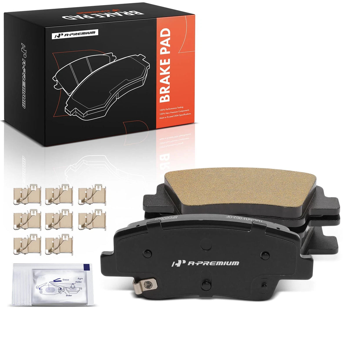 Set of 4 Rear Ceramic Brake Pads for Genesis G80 (2021–2022) P-2394