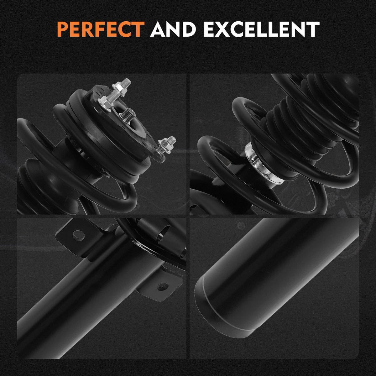 Front Pair Complete Struts & Shocks Assembly for Ford Transit Connect (2010–2013)