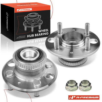 2X Rear Wheel Hub & Bearing Assembly for Honda Civic (1992–2000) 42200SR3A52, 29513105, 513105