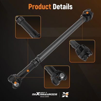 1PC Front Driveshaft Prop Shaft Assembly for Jeep Wrangler (1997–2002) 52098378AC