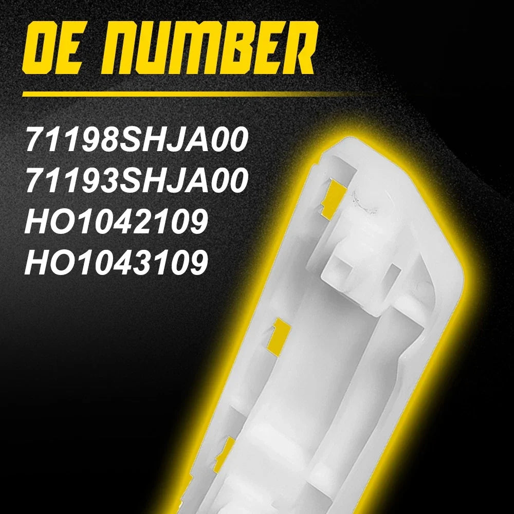 Front Bumper Bracket Pair for Honda Odyssey (2005–2010) OEM White