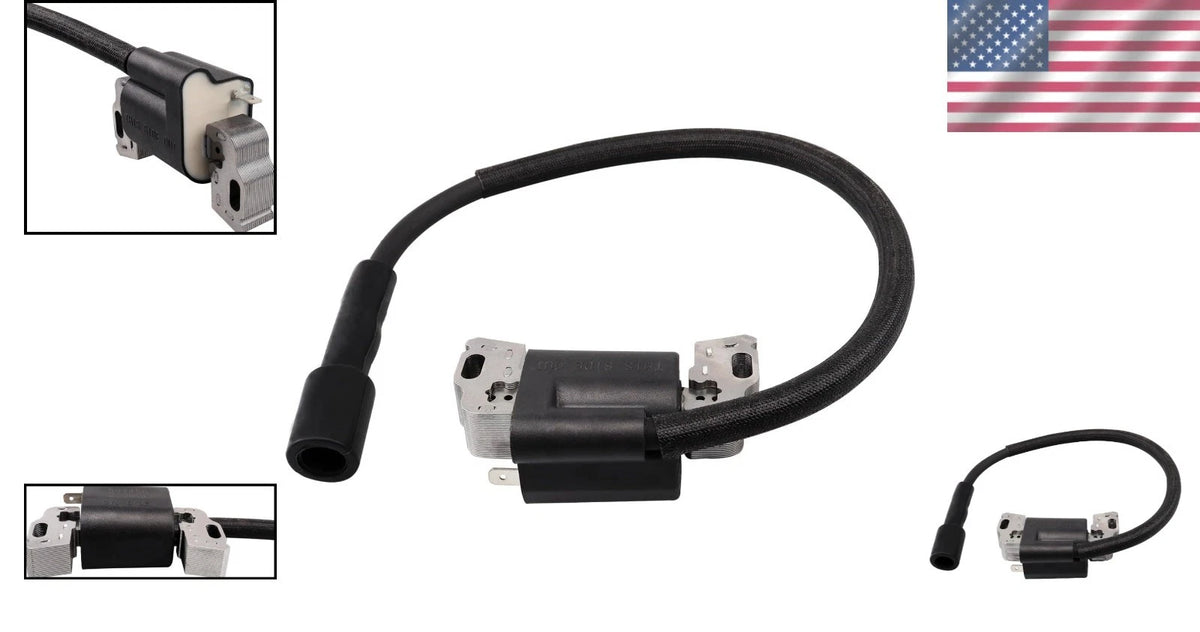Ignition Coil & Spark Plug for Briggs & Stratton Lawn Mower Engines