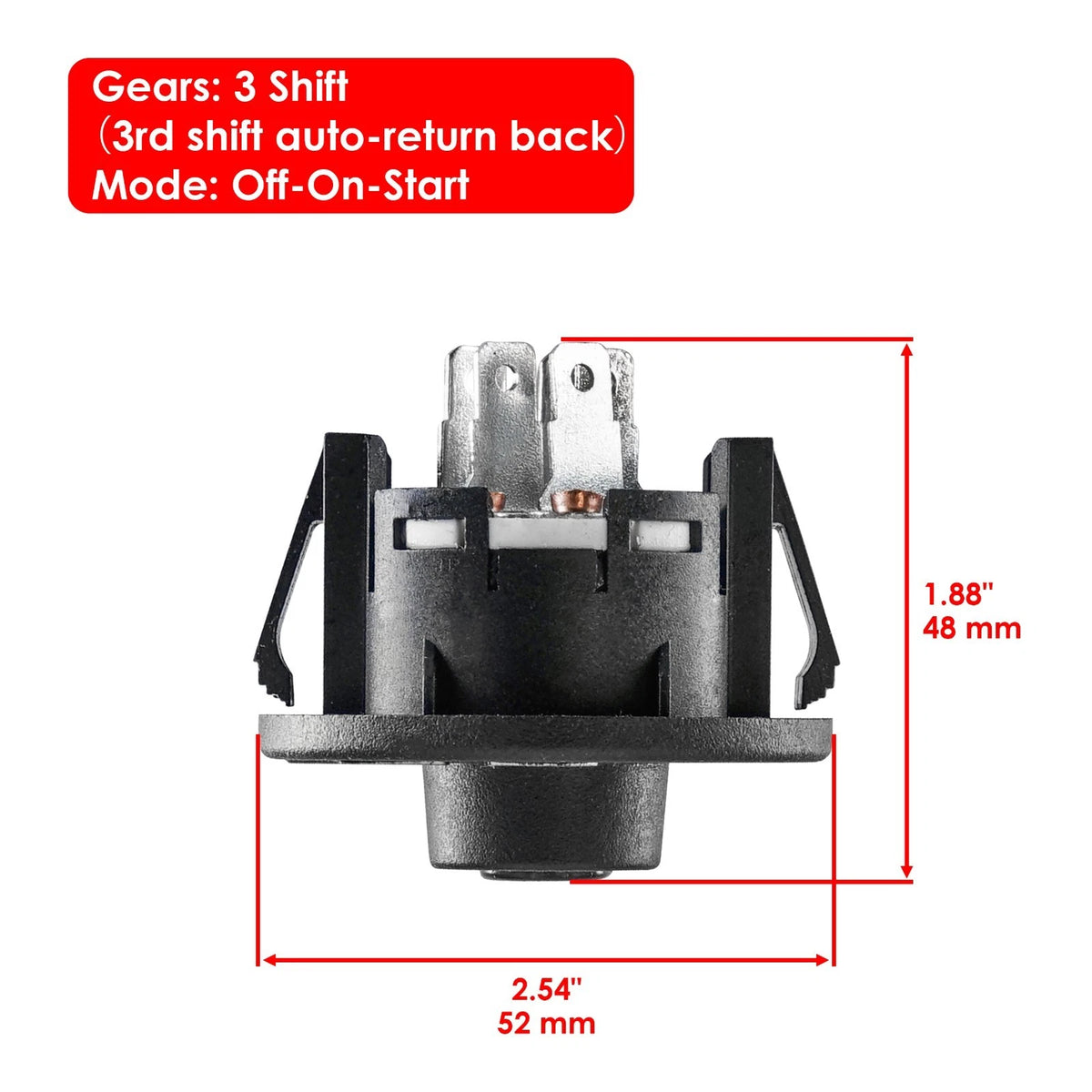 Ignition Starter Switch SW318 for Toro ZS3200 ZS4200 ZS5000 ZX4275T