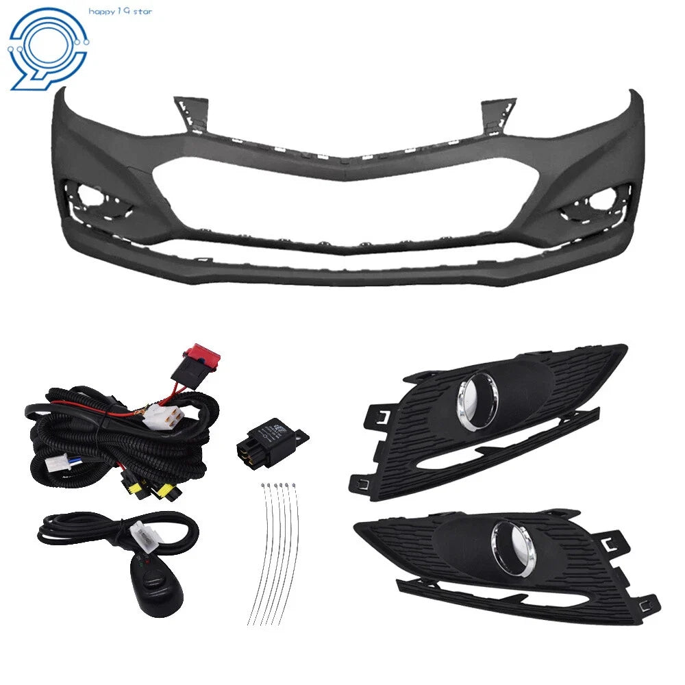 Front Bumper Cover for Chevy Cruze LS Sedan (2016–2018)
