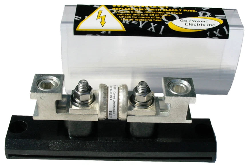 Fuse Block 400A w/Insulating Cover for Go Power (43979-FBL-400)