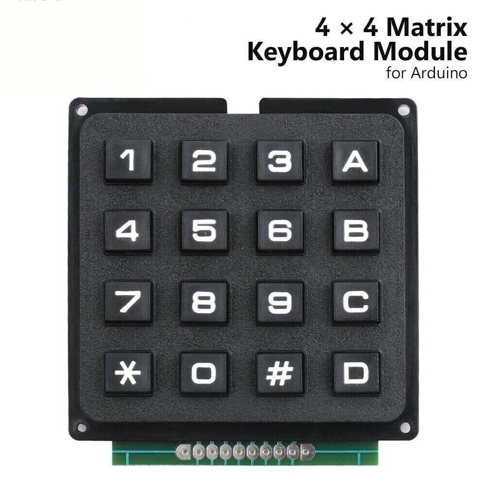 2X 4x4 Matrix Array Keypad Module for MCU