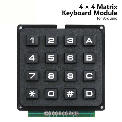 2X 4x4 Matrix Array Keypad Module for MCU