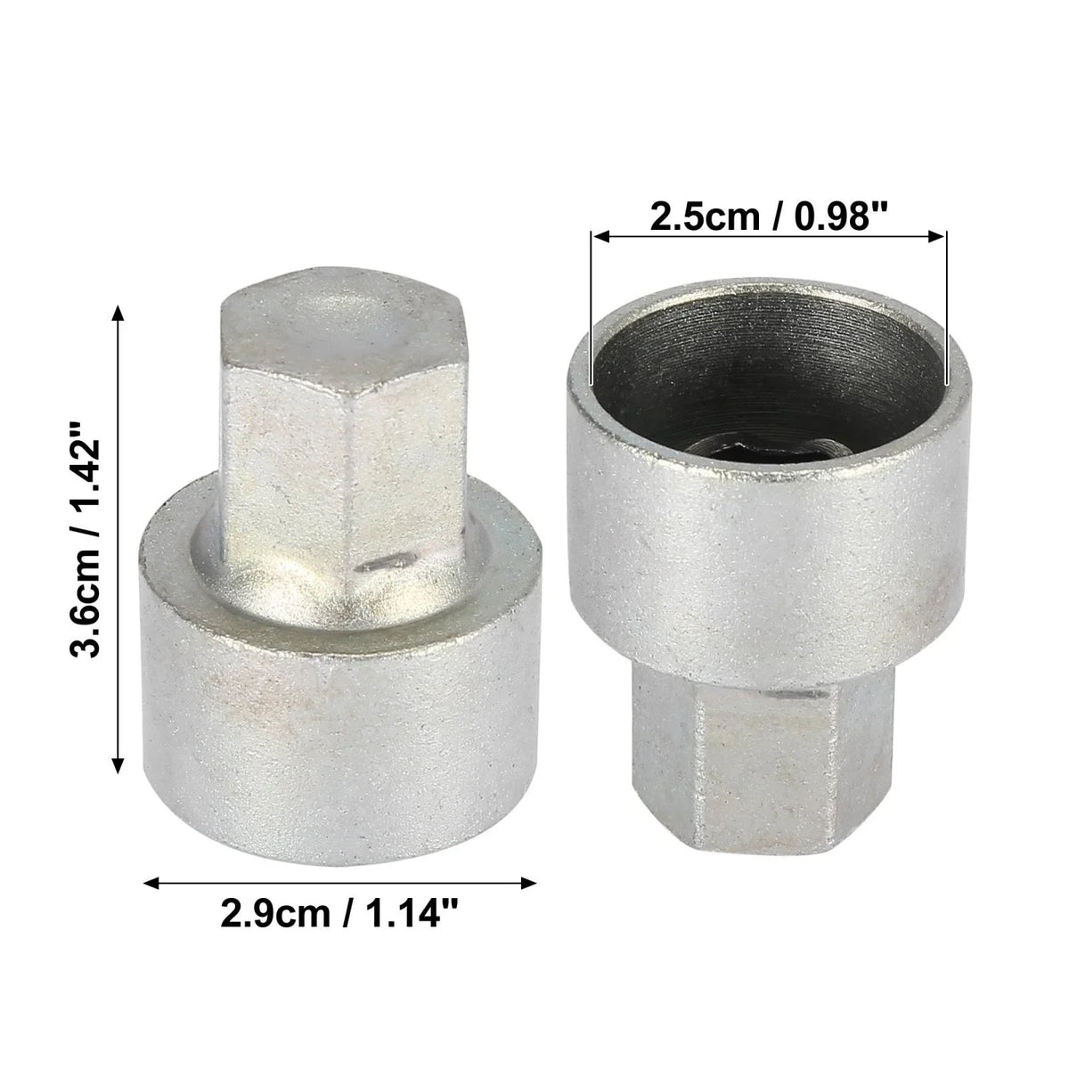 Wheel Lock Lug Nut Anti Theft Removal Key for BMW 3, 5 & 7 Series