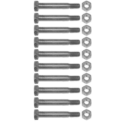 10 Pack Shear Bolts for John Deere Baler 214 225 346 347 348 466 467 468