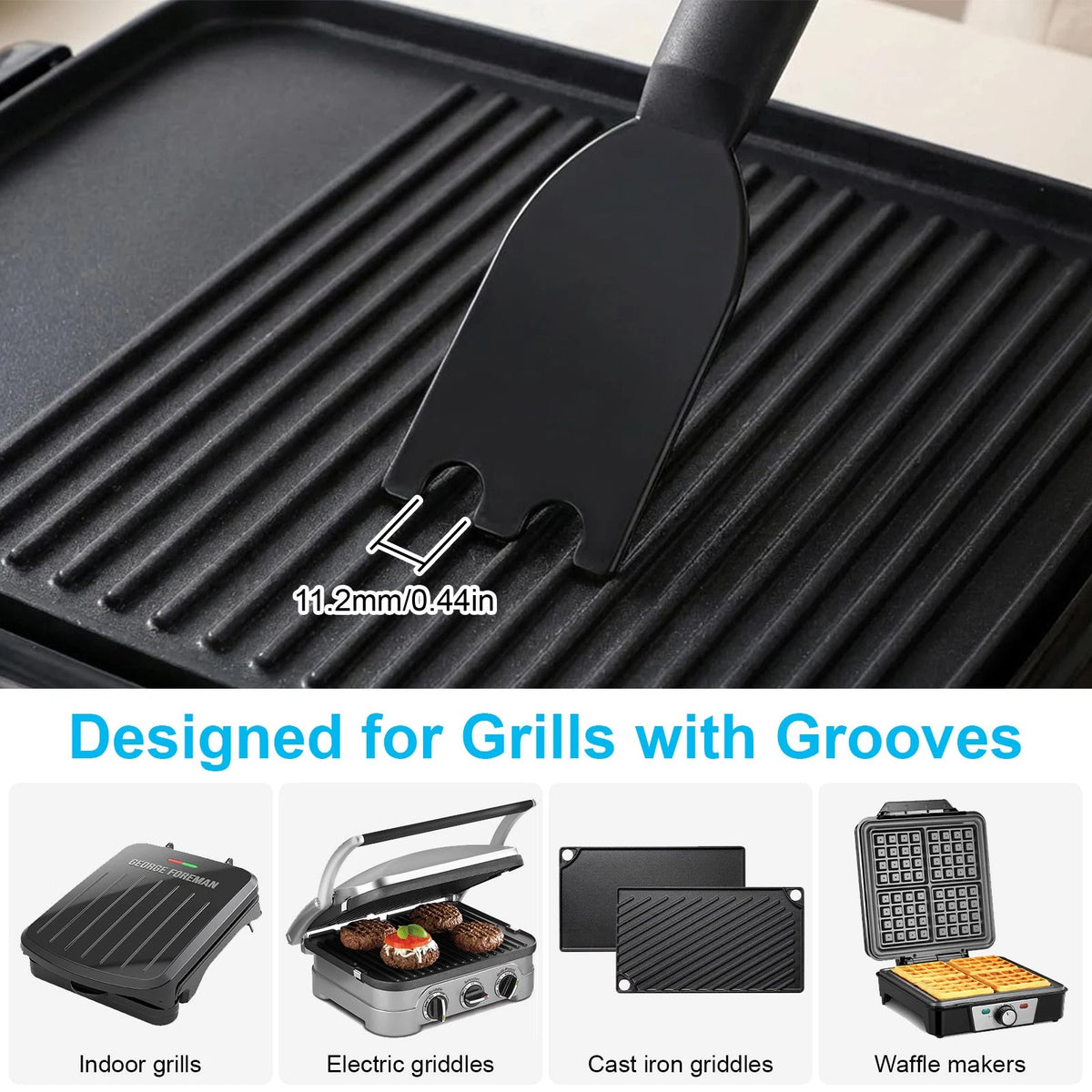 Grill Pan Cleaner Kit for Electric Griddle Waffle Makers
