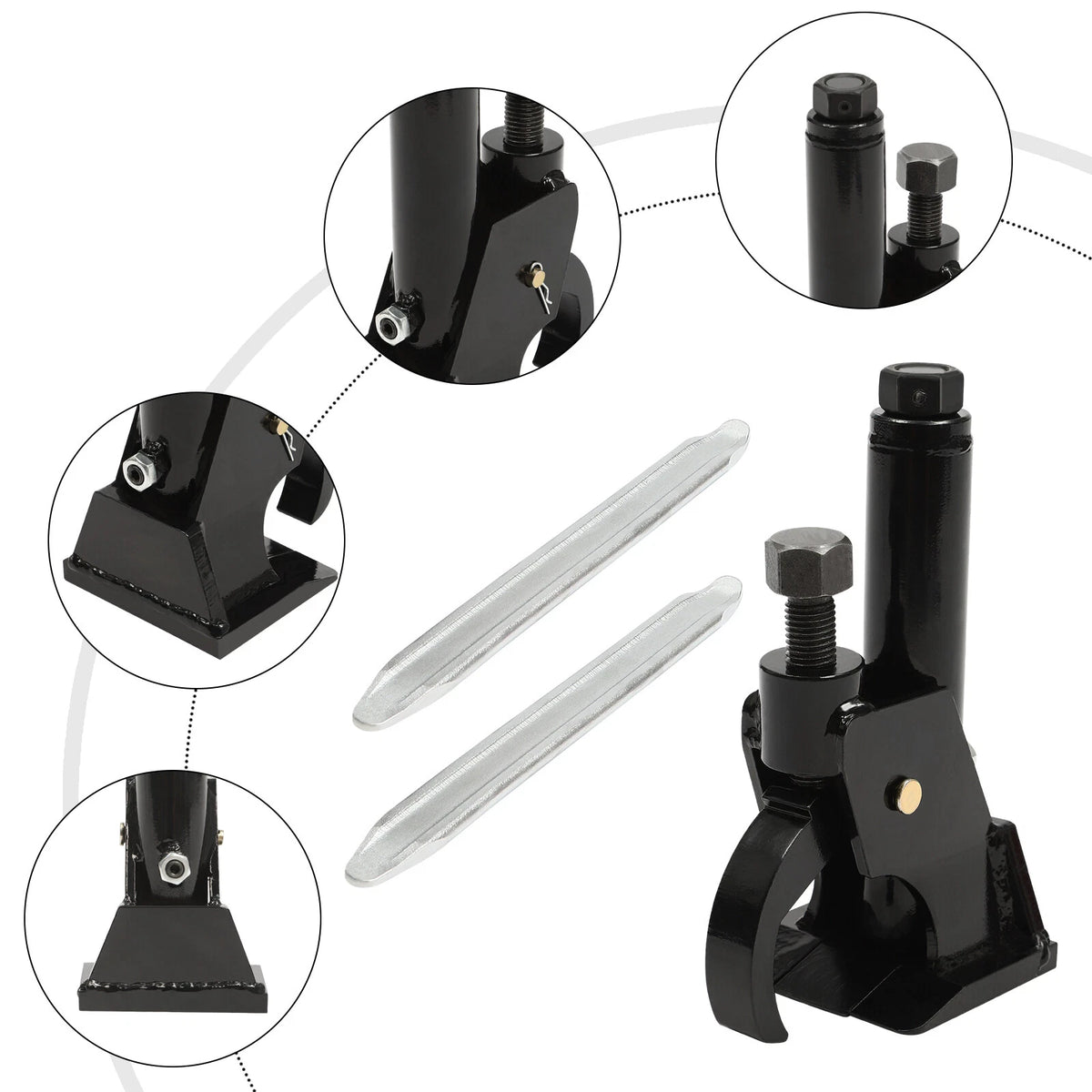 Manual Tire Bead Breaker for 10-21 Inch Tires (No Specific Years)
