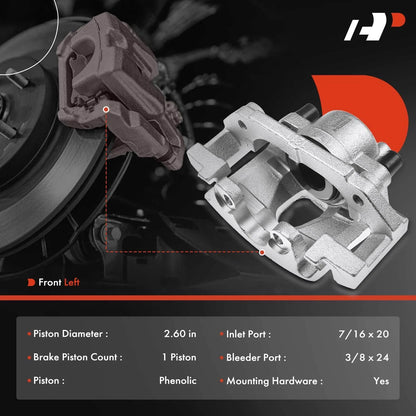 Front Left Disc Brake Caliper for Dodge Caravan Chrysler Town & Country
