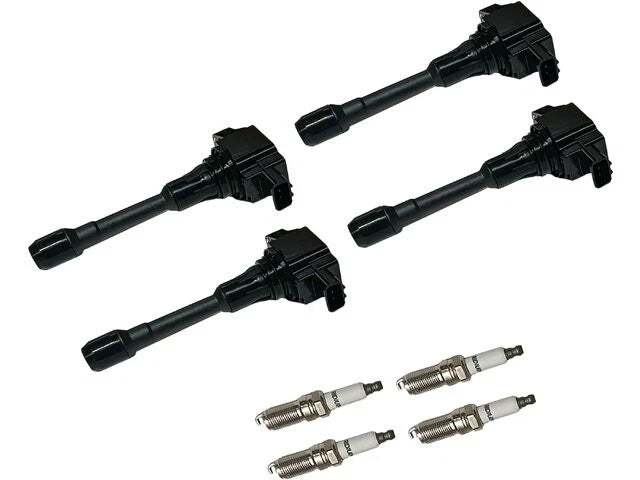 Ignition Coil Set with Spark Plugs for Nissan Cube (2009–2014) 54686VKFN