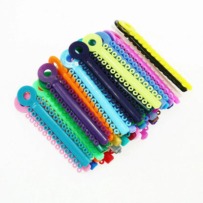 2X Elastic Rubber Bands for Dental Braces (Orthodontic Ties)