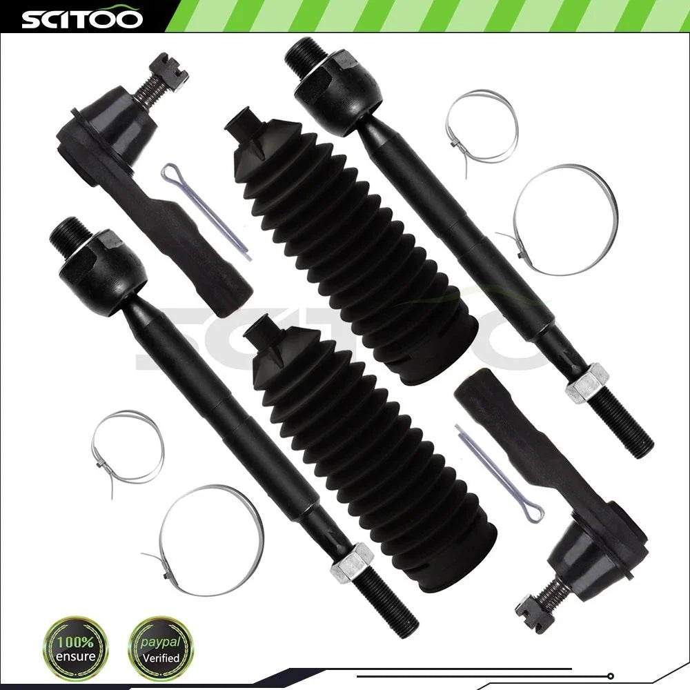 8Pcs Steering Sway Bar Ball Joints Tie Rod End Kit for Honda Accord (2003–2007)