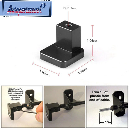 Hood Release Latch Handle Repair Kit for Honda Civic Ridgeline Element CR-V