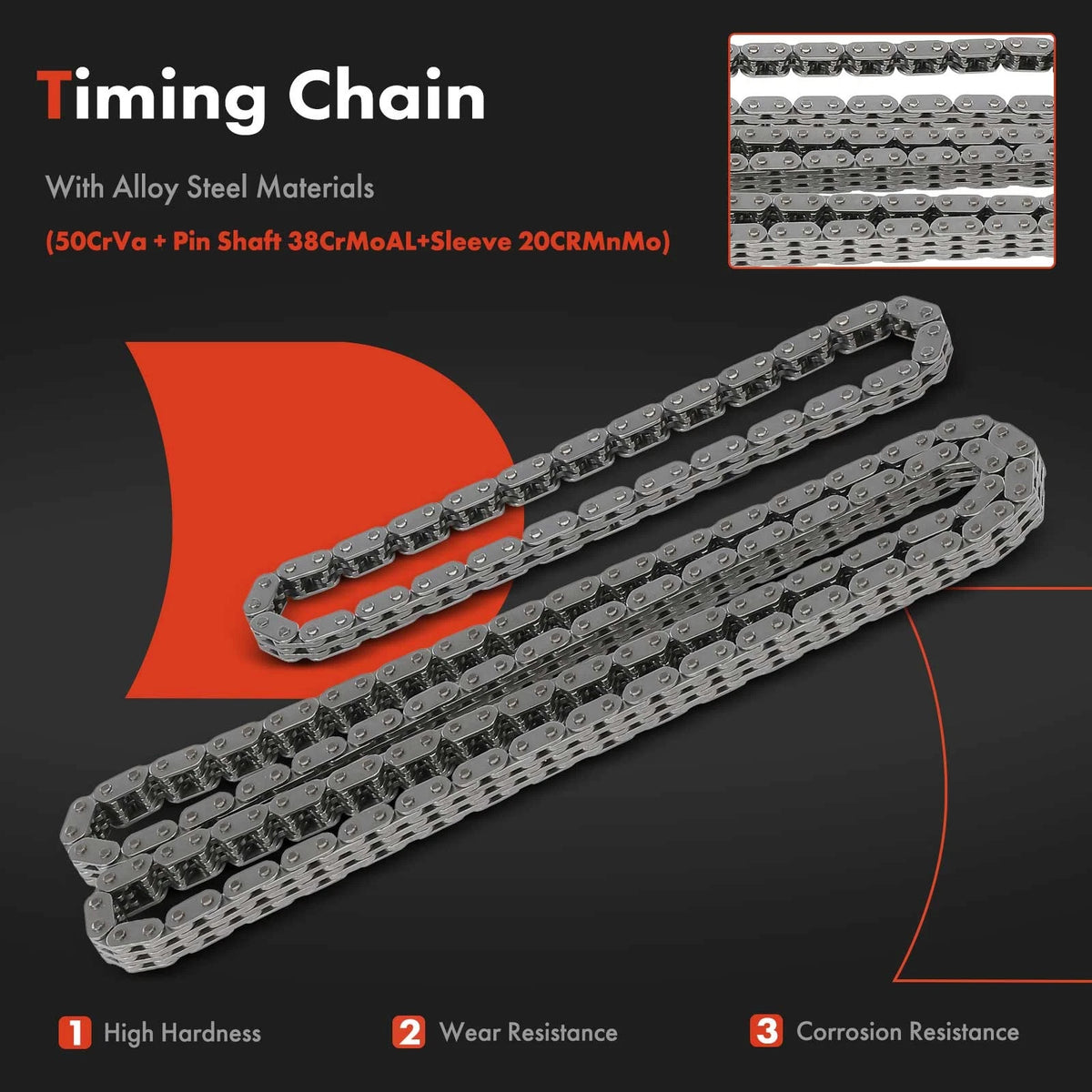 6X Timing Chain Kit for Ford Explorer (2012–2019), Escape (2013–2019), Fusion (2013–2020)