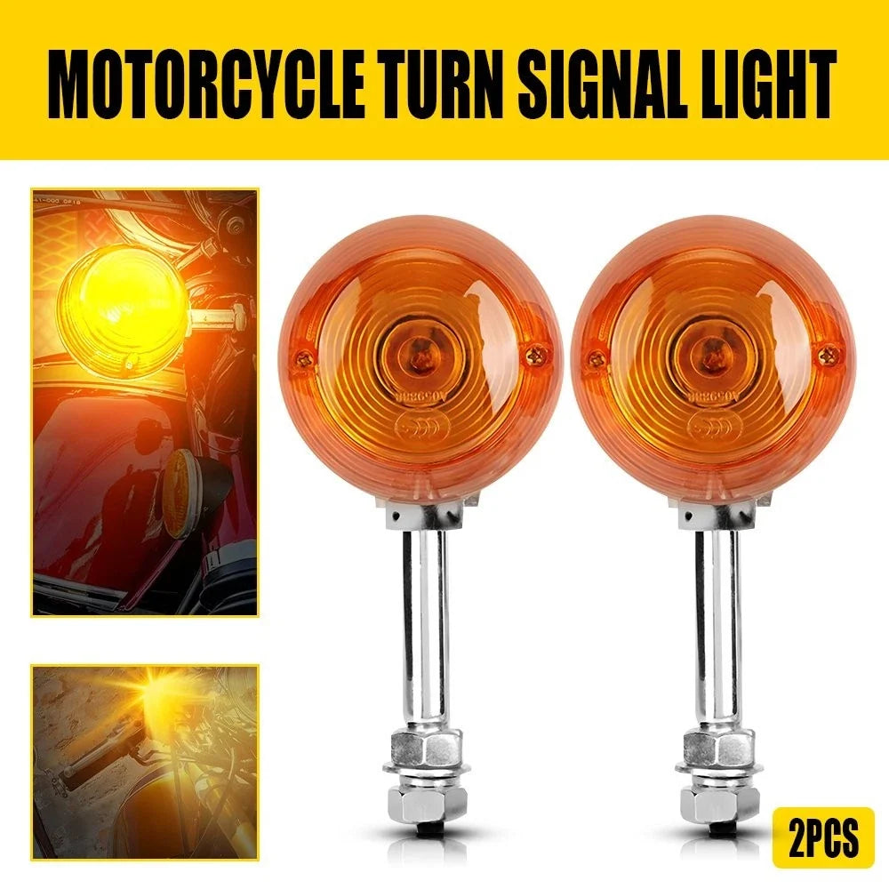 2X Turn Signals Blinker Light Indicator Amber for Honda EPY