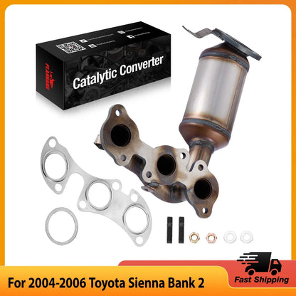 Catalytic Converter for Toyota Sienna 3.3L FWD Bank 2 (2004–2006)