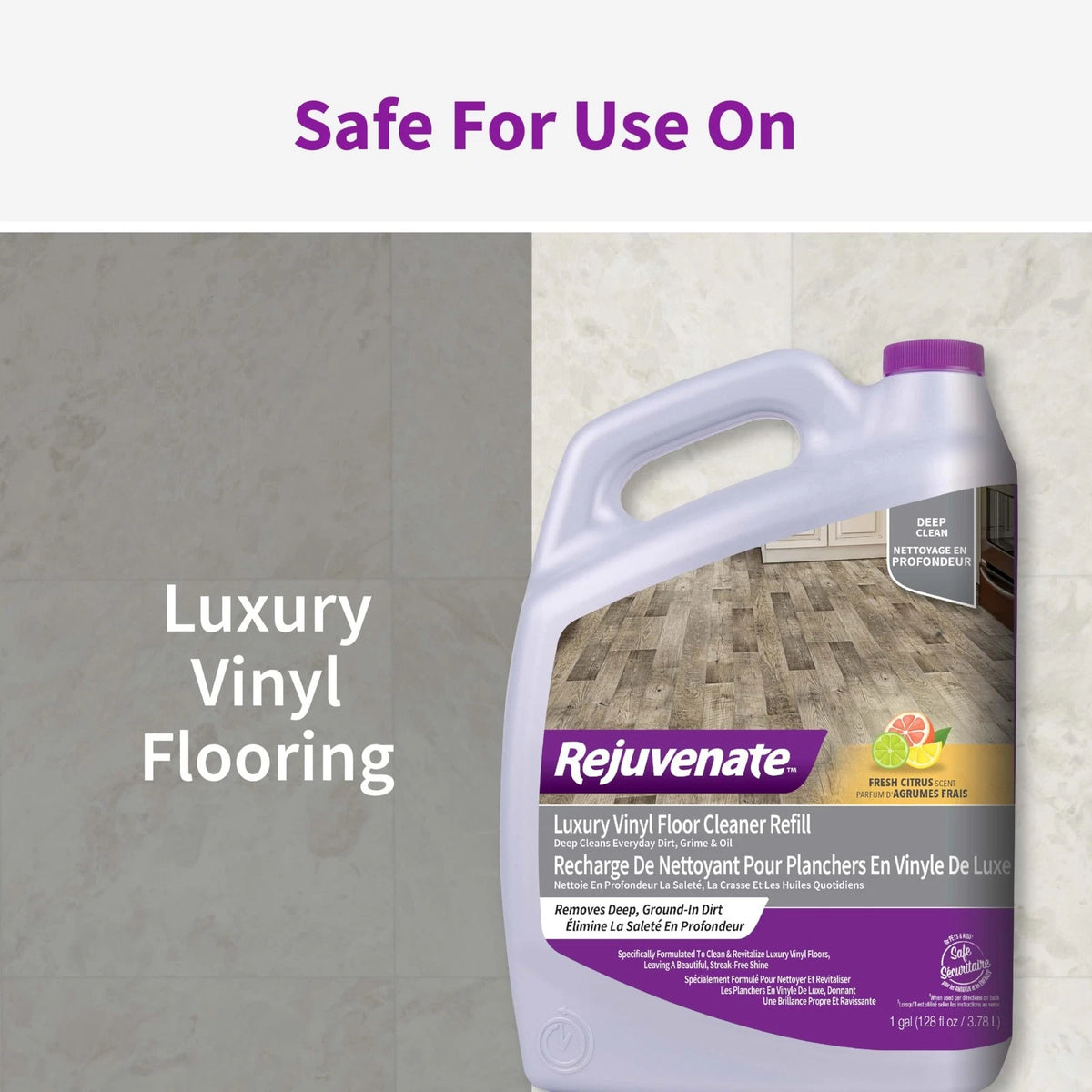 Luxury Vinyl Floor Cleaner Refill for (Pack of 1)