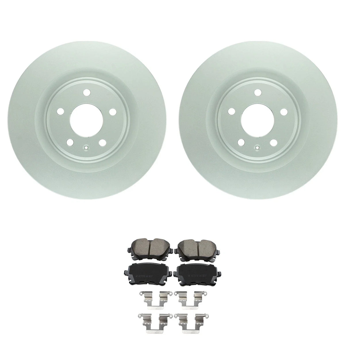 Set of 4 Bosch QuietCast Rear Rotors & Akebono EURO Ceramic Pads for Q5 S4 S5 (2018–2023)