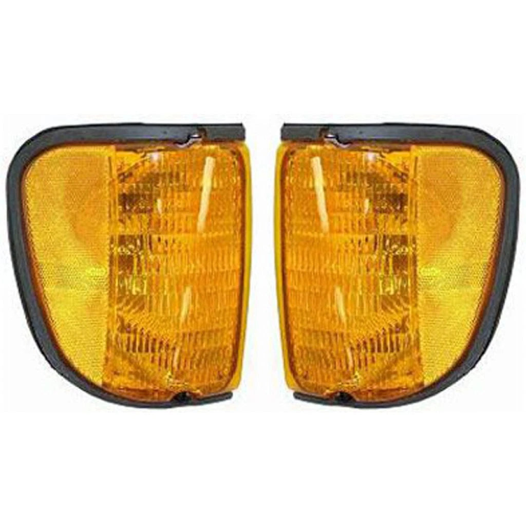 Set of 2 Parking/Signal Marker Lights for Ford E-150 Club Wagon (2003) FO2520173, FO2521173