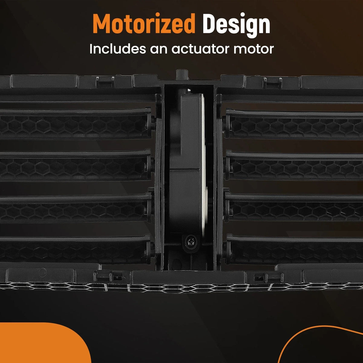 Front Bumper Grille Shutter for Chevrolet Malibu (2016–2020) W/ Motor
