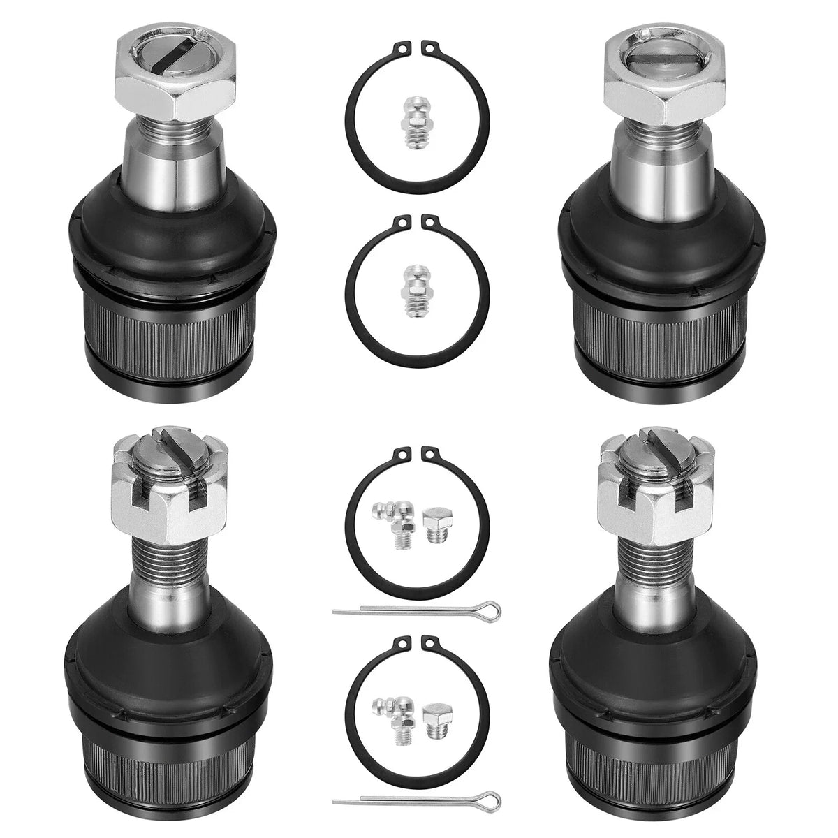Set of 2 Front Lower Upper Ball Joint Kits for Ford F-250 Super Duty (1999–2019)