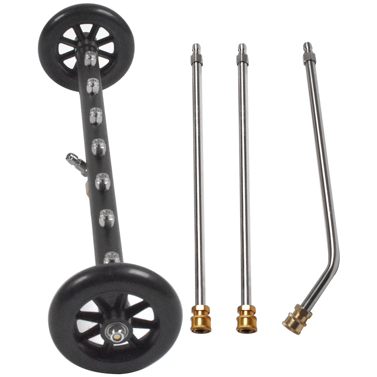 Under Car Pressure Washer Undercarriage Cleaner with 7 Nozzles