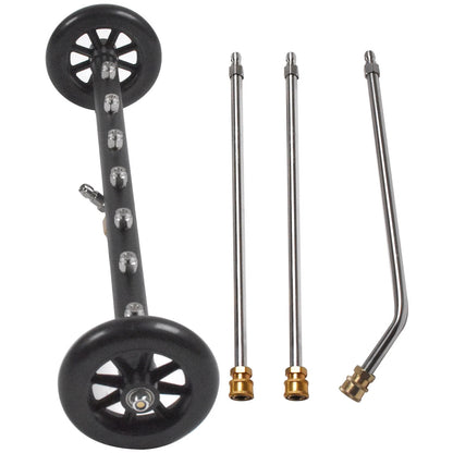 Under Car Pressure Washer Undercarriage Cleaner with 7 Nozzles