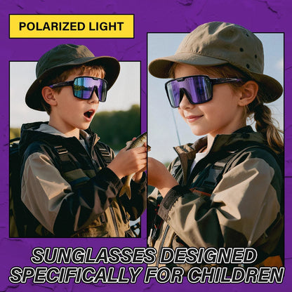 Polarized Kids Sunglasses for Youth Baseball (One Size)