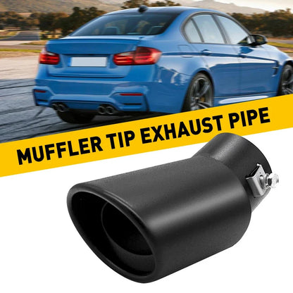 Chrome Stainless Steel Rear Exhaust Pipe Tail Muffler Tip for