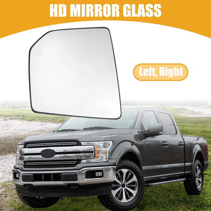 1 Pair Rear View Mirrors Glass for Ford F-150 (2015–2020) No.FL3Z17K707AH/FL3Z17K707D