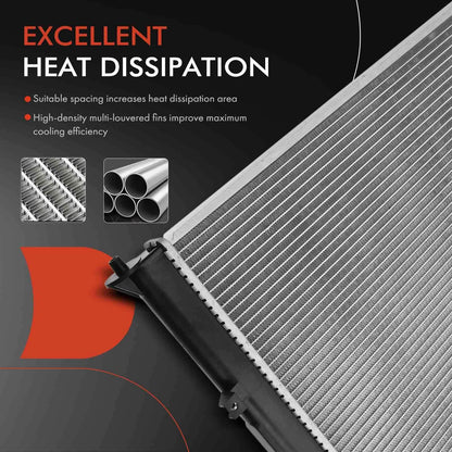 Aluminum Radiator for Honda Civic (2016–2021) - 190105AAA01, HO3010242, 13582