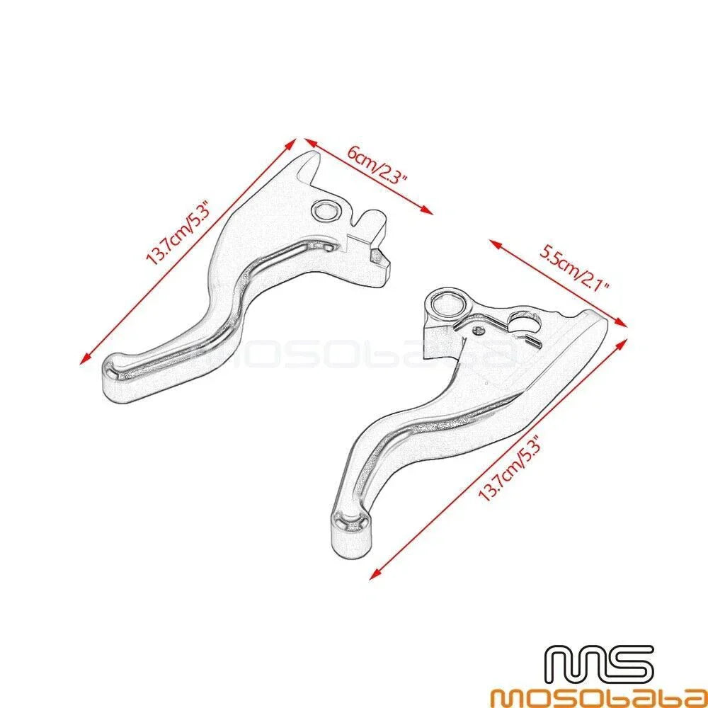 3.5'' Brake Clutch Levers for Harley Softail FXST FXBB FLDE FXLR (2015-2022)